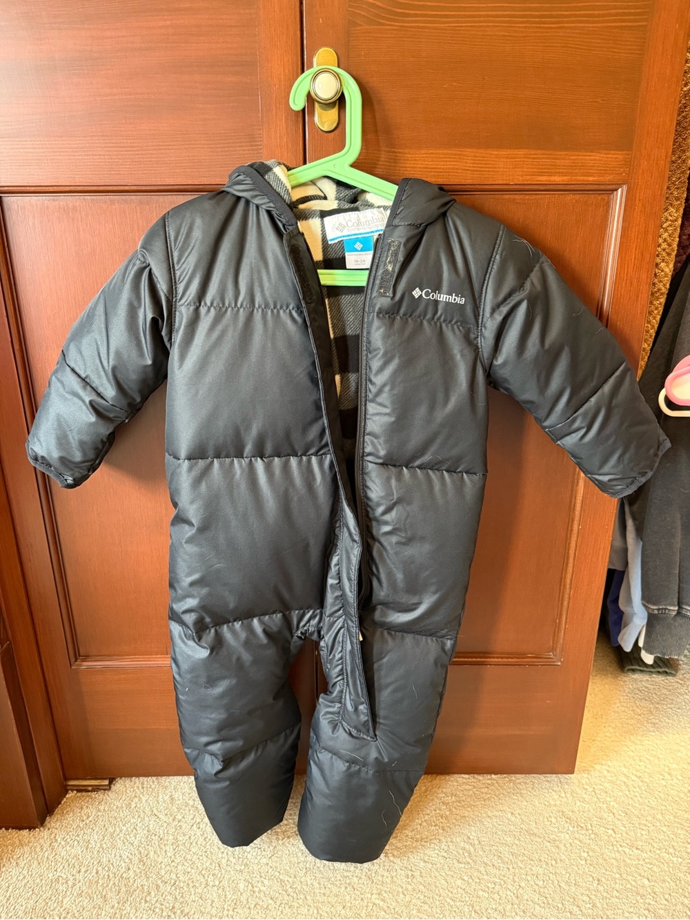 Columbia Black Infant Snowsuit